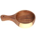 thumbnail image 3 of Serving Bowl, Individual Handmade Wood Bowl With Handle For Cereals Nut Mixes Snacks For Salads Pasta, 3 of 8