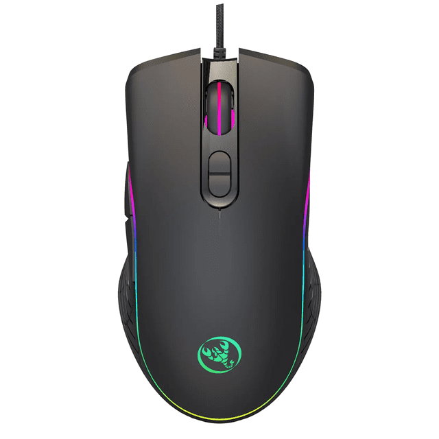 Gaming Mouse, Wired Ergonomic Gaming Mice with 7 Programmable Buttons, Chroma RGB 6 Back light & Adjustable 6400DPI for Windows PC Gamers