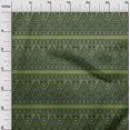 thumbnail image 2 of oneOone Polyester Lycra Fabric Stripe|Leaves & Floral Block Print Sewing Fabric BTY 56 Inch Wide, 2 of 4