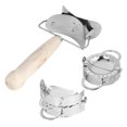 thumbnail image 3 of Goick Dumpling Maker-304 en Acier Inoxydable Manuel Dumpling Faire Outil Set Dumpling Emballage Outil Ustensiles de Cuisine, 3 of 8