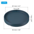 thumbnail image 2 of Unique Bargains Plant Pot Saucer 5 Inch, Ceramic Round Flower Tray for Indoor, Dark Blue 2 Pack, 2 of 6