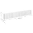 thumbnail image 4 of vidaXL Gabion Lit Surélevé Acier Galvanisé 360x30x60 cm, 4 of 4