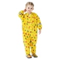 thumbnail image 5 of MIASHUI Combinaison de Pluie une Pièce à Capuche pour Enfants Unisexe, Imperméable pour Garçons Filles, Jaune, TTG, 5 of 5