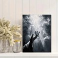 thumbnail image 2 of Hope Reaching For Light Canvas Wall Art 15.75x11.81 Inches, 2 of 8