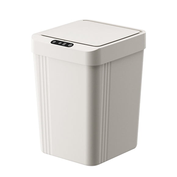 Trash Can Kitchen 13 Gallon with Lid Touchless Sensor Trash Can 13 Liter/3.4 Gallon Small Capacity Trash Can with Lid Sensor Kitchen Bin Recycling for Kitchen/Living Room/Office