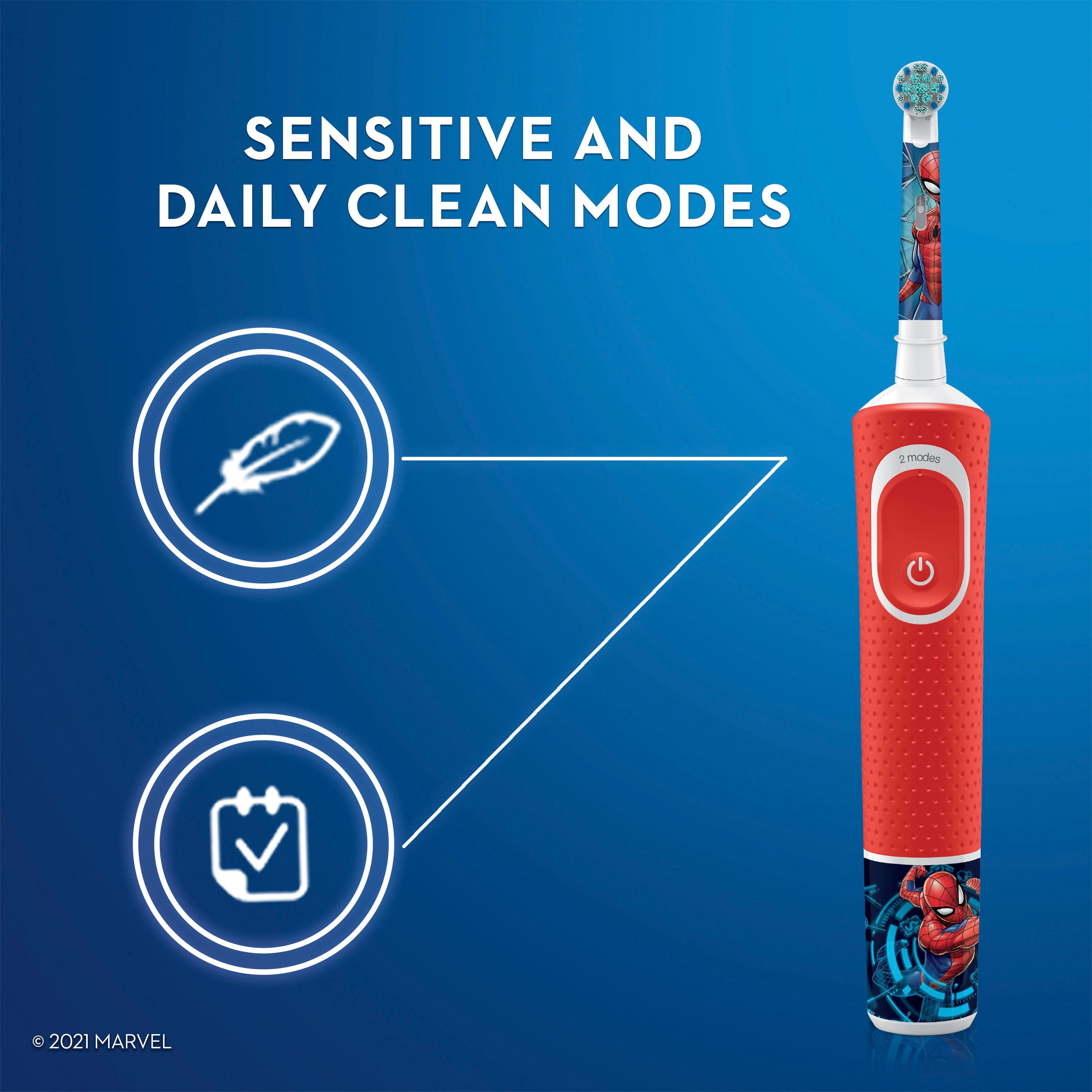 Oral-B Brosse à Dents Électrique pour Enfants avec Marvel's Spiderman, pour Enfants 3+