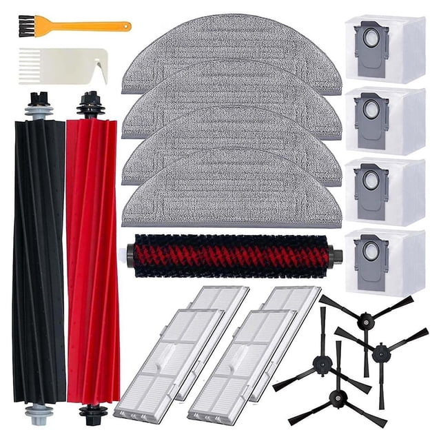 Accessories Kit For S8 Pro Ultra, Replacement Parts For S8 Pro Ultra, Main Brush, Mopping Cloth Hepa Filter