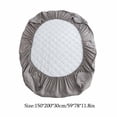 thumbnail image 2 of Feltree 360-Degree Fitted Mattress Protector, Waterproof Polyester Fiber Bed Sheet with Non-Slip Grip & Stitched Edges, 2 of 2
