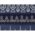 thumbnail image 5 of oneOone Velvet Navy Blue Fabric Block Craft Projects Decor Fabric Printed By The Yard 58 Inch Wide, 5 of 5