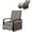 Light Grey, variant on Outsunny Wicker Outdoor Recliner Chair, Lounge Chair with Side Tray, Grey