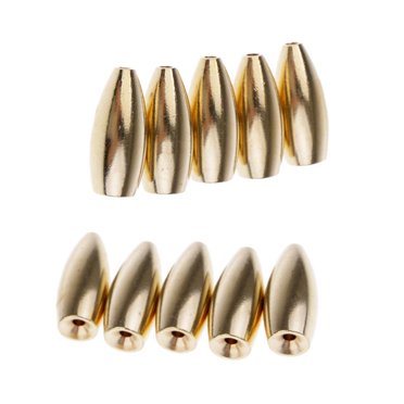 Fishing Sinkers Brass Sinker Weights Hooks Fishing 7g