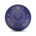 thumbnail image 1 of yingyy Steel Tongue Drum 13 Notes 12 Inch Handpan Steel Drum Hand Drums Percussion Instrument blue, 1 of 1