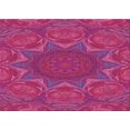 thumbnail image 1 of Ahgly Company Tapis d'Intérieur Lavables en Machine Rectangle Transitionnel Rose Néon, 5' x 7', 1 of 7