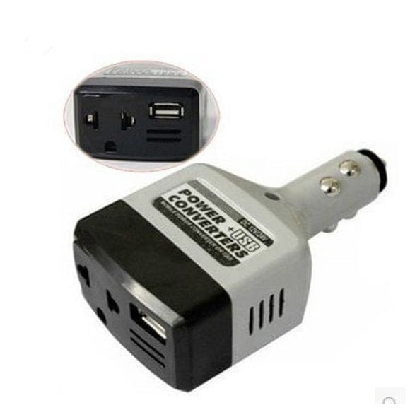 CHUANK Car Power Converter Inverter 12V/24V for 220V AdapterCar Cigarette Lighter Socket Power+USB Converter