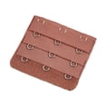 thumbnail image 1 of Extension Strap Bra Extender Buckle 3 Hook Women Breathable Tight Accessories Practical Elastic Multicolor Clips Tight 3 Rows Underwear coffee, 1 of 6