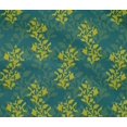 thumbnail image 4 of oneOone Cotton Flex Fabric Leaves & Floral Block Printed Fabric 1 Yard 40 Inch Wide, 4 of 4