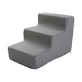 thumbnail image 3 of Dog Stairs Pet Steps Ramp Puppy Stairs Convenient Cat Stairs Dog Steps Removable L 3 Step Grey, 3 of 9