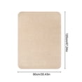 thumbnail image 2 of 120 * 90cm Anti-Dérapant Tapis de Protection de Sol en Polyester Réutilisable Tapis de Chaise Anti-Rayures pour le Bureau à Domicile, 2 of 7