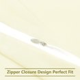 thumbnail image 4 of Unique Bargains 1800 Microfiber Zippered Pillowcases 2pcs, 4 of 11
