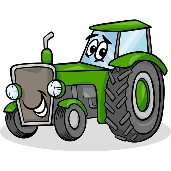 Image de Glaçage Comestible pour Tracteur pour Gâteau en Feuilles 1/4