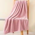 thumbnail image 4 of 2 Pack Pink Stripe Hand Towels Microfiber Absorbent Soft Face Towel Set for Bathroom 14 x 30 Inch, 4 of 5