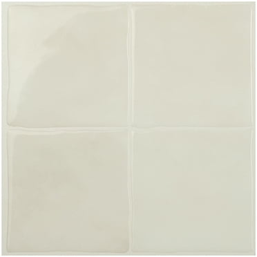 Smart Tiles Tuiles autocollante murale, Zellige Oia, Pqt-4, 9in x 9in