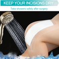 thumbnail image 3 of LNGOOR 25 Pcs Pansements d'Incision Imperméables - Pansement pour Grande Plaie pour Remplacement du Genou et de la Hanche, Protection Postchirurgicale pour la Douche, Pansement Adhésif pour Îlot, 3 of 5