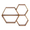 thumbnail image 1 of Étagère murale flottante hexagonale Hive hometrends, 1 of 7