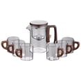 thumbnail image 2 of Huayishang Glass&Bottle Water Separation Glass Teapot With Wooden Handle Teapot Glass Teapot With Infuser Magical Teapot Glass Glass Teapot With Strainer Filter Teapot With Infusers, 2 of 9