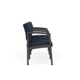 thumbnail image 4 of Lenox Steel Reception Waiting Room 3 Seats Chair / Charcoal Steel / Blue, 4 of 5