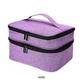 thumbnail image 3 of Becaristey Sacs de Rangement pour Vernis à Ongles Faciles à Transporter Faits de Polyester Pratiques et Pratiques Robustes violet 1 Ensemble, 3 of 6