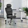 thumbnail image 2 of Black Bonded Leather Managers Chair by Office Star, 2 of 10