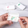 thumbnail image 3 of Unatoiry Portable Pill Case Boxes 3 Grids Travel Home Pills Container Home Holder Cases Storage Box No.01, 3 of 6