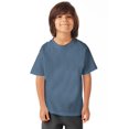 thumbnail image 1 of Hanes T-Shirt à Manches Courtes Col Ras du Cou ComfortWash pour Garçons, P, Saltwater, 1 of 1