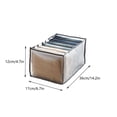 thumbnail image 1 of DPTALR 2pc 7 Grids Washable Wardrobe Clothes Organizer,Jeans Compartment Storage Box 36*17*12, 1 of 9