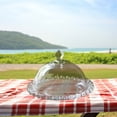 thumbnail image 5 of Clear Glass Cake Dome Display Stand With Lid and Base for Showcasing Desserts and Pastries, 5 of 5