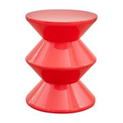 DOLITY Sofa Stool Bedside End Table Hourglass Shape Accent Stool Small Night Stand Shoe Changing Seat for Nursery Bedroom Decoration 3 Tier