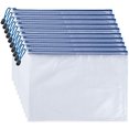 thumbnail image 1 of 10Pcs Zipper File Bags, Zipper Pouch, PVC Document Bag Zipper Folders Document Pouch Receipts Organizer for Office School Home Travel, 1 of 8