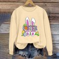 thumbnail image 4 of EGNMCR Easter T-Shirts Imprimés pour Femmes T-Shirts Graphiques Femmes T-Shirts pour Femmes Col Rond Easter Haut à Manches Longues Imprimé Chandails Femmes T-Shirts, 4 of 5