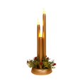 thumbnail image 1 of Lipstore Christmas Flameless Candles Flameless Pillar Candles Photo Props LED Candles Gold, 1 of 8