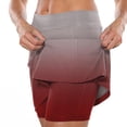 thumbnail image 4 of FNFYFH Clearance Ladies Comfortable Soft Loose Fit Solid Summer Shorts Cotton Shorts，Brown, 4 of 6