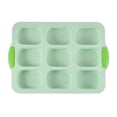 thumbnail image 1 of Non-Stick Silicone Baking 9 Cavity Oval Pan for Homemade Bread Loaves and Creation, 1 of 3
