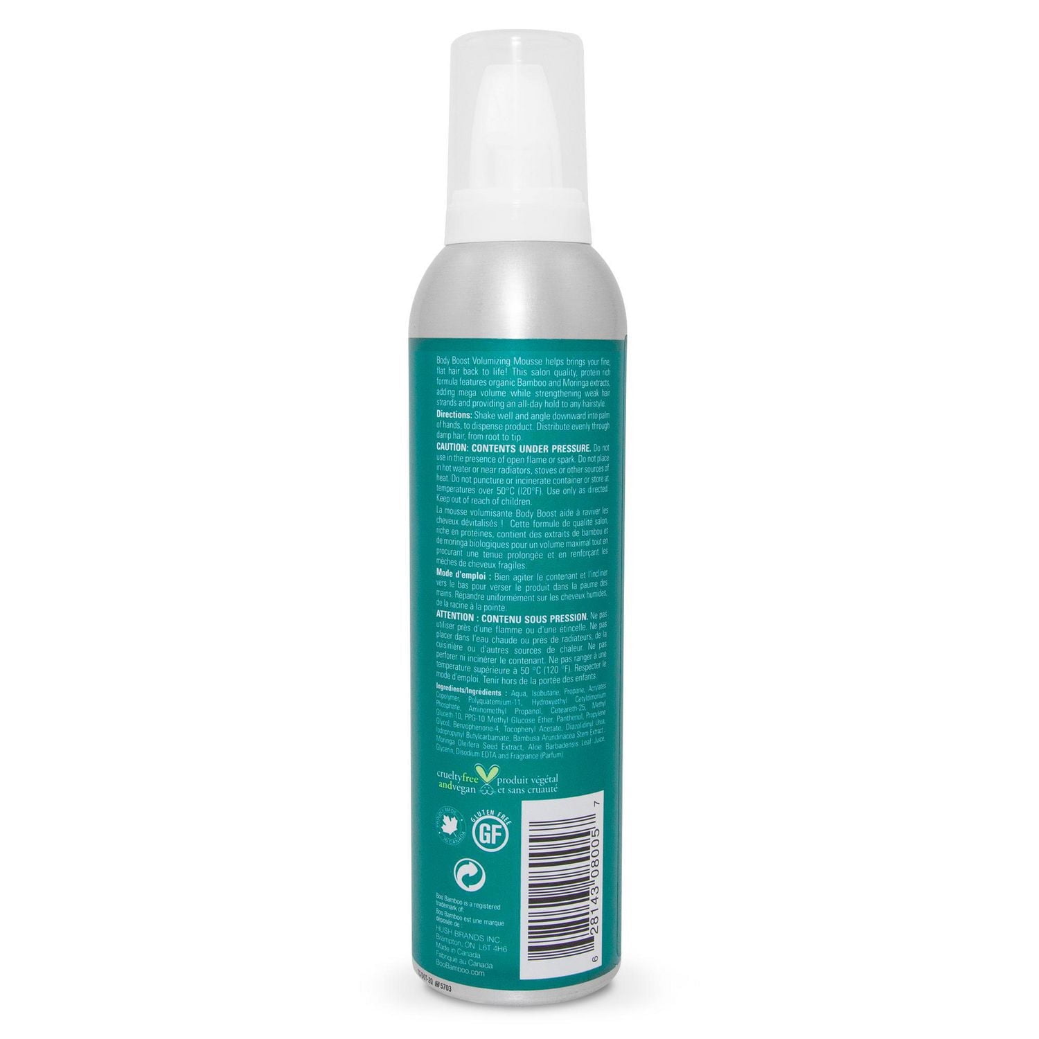 Boo Bamboo Mousse Volumisante Entièrement Naturelle + Cadeau en Prime