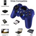 thumbnail image 2 of USB 2.4G Wireless Game Controller 2 Pack for PC/Laptop Computer (Windows XP/7/8/10)/ Android / PS3 & Steam Joystick Gamepad for pc Games Controller C, 2 of 6