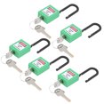 thumbnail image 1 of Safety Padlock,5Set 38mm/1.5in Safety Lockout Safety Lockout Security Padlock Sleek Aesthetic, 1 of 14