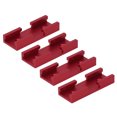 thumbnail image 3 of T Piste Transversale Chute, Économie de Main-D'œuvre T Piste Intersection Pièces Résistant à l'Usure 4PCS pour Bricolage pour Charpentier Rouge, Bleu, Argent, 3 of 8