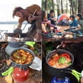 thumbnail image 1 of NUOLUX 1 Set Multifunctional Camping Cookwares Cooking Utensil Set for 2-3 People, 1 of 7