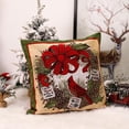 thumbnail image 1 of Naittoop Clearance 2024! New Christmas decorations sofa back cover Christmas pillowcase, 1 of 3
