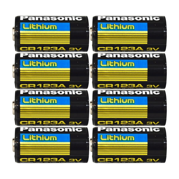 Panasonic CR123A 3V Long Lasting Lithium Batteries