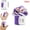 purple, variant on Bamboohart 2.37oz Fluffy Two-Tone Butter Slime Super Soft Clay Stretchy Non-sticky Party Favors Slime Charms Toys Education Birthday Gifts